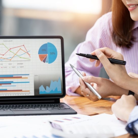 Professionals managing accounts receivable for clients